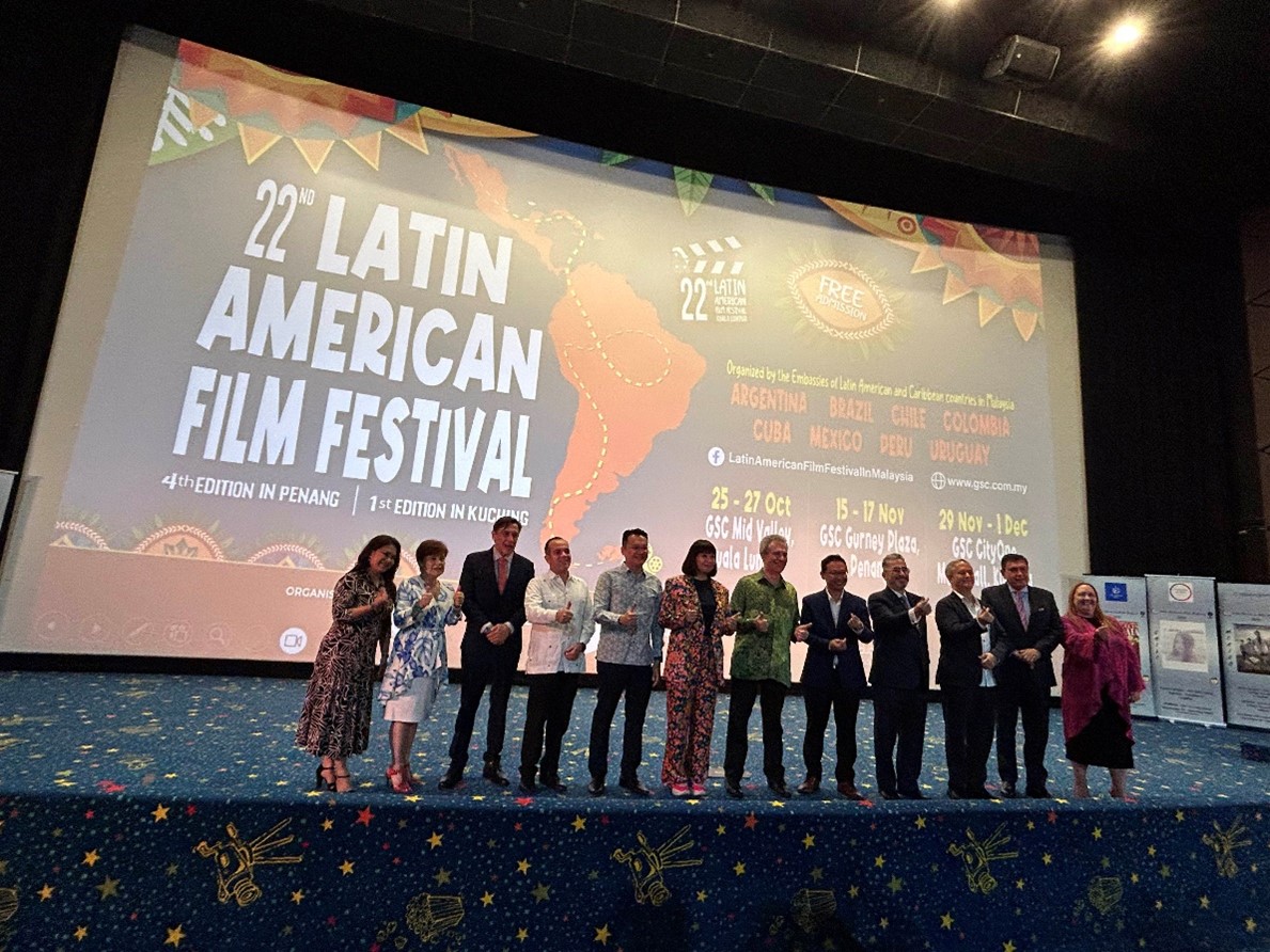 Colombia brilla en la inauguración de la 22ª Edición del Festival Latinoamericano de Cine en Malasia