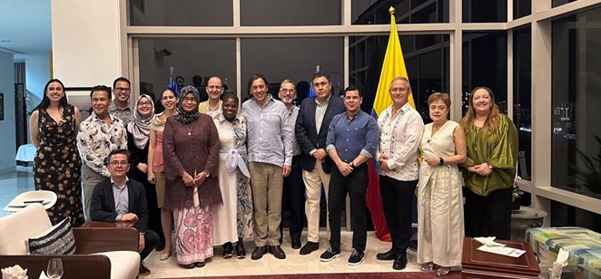 La chef María Edilma Palomino, originaria de Tumaco, Nariño, deleitó a invitados del Gobierno de Malasia y cuerpo diplomático acreditado.