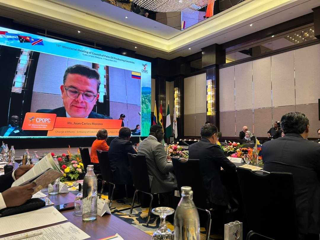 Colombia participó como País Observador en la 30ª Reunión de Altos Funcionarios del Consejo de Países Productores de Aceite de Palma