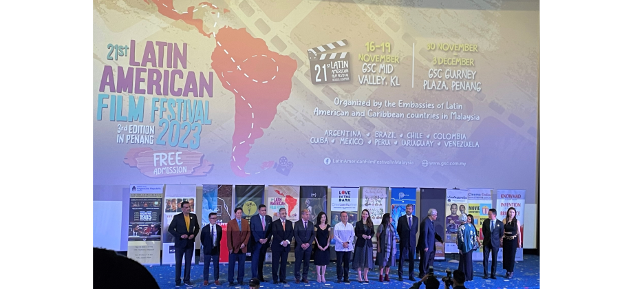 Embajada de Colombia en Malasia apoyó la organización del 21 Festival de Cine Latinoamericano en Kuala Lumpur y el 3er Festival de Cine Latinoamericano en Penang