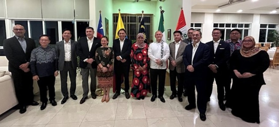 Embajada de Colombia coordinó la cena de integración de las Misiones de la Alianza del Pacífico y la Asociación de Naciones de Asia Sudoriental 
